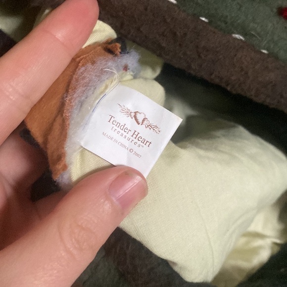 VINTAGE 2002 TENDER HEART TREASURES PRIMITIVE TALL weight shelf sitting SANTA - Picture 6 of 10